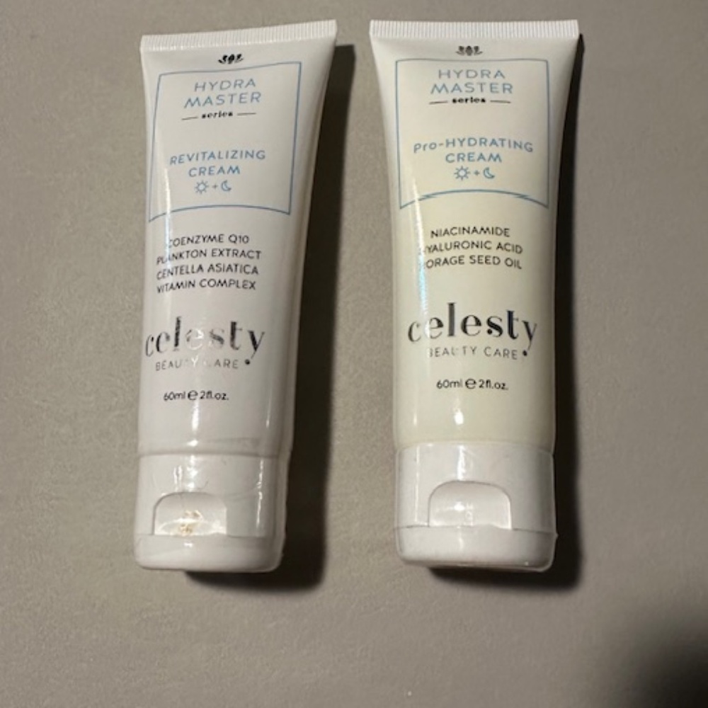 Celesty Beauty Care; Revitalizing Cream and Pro-Hydrating Cream NIP